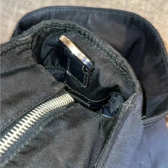 $2,300 PRADA Black Nylon Baby Bag/Diaper Bag/Designer Logo Handbag Lux Tote Bag - Picture 12 of 17